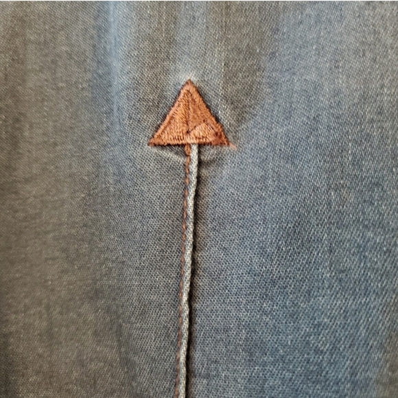 Roper western cotton button down L top - Picture 7 of 7